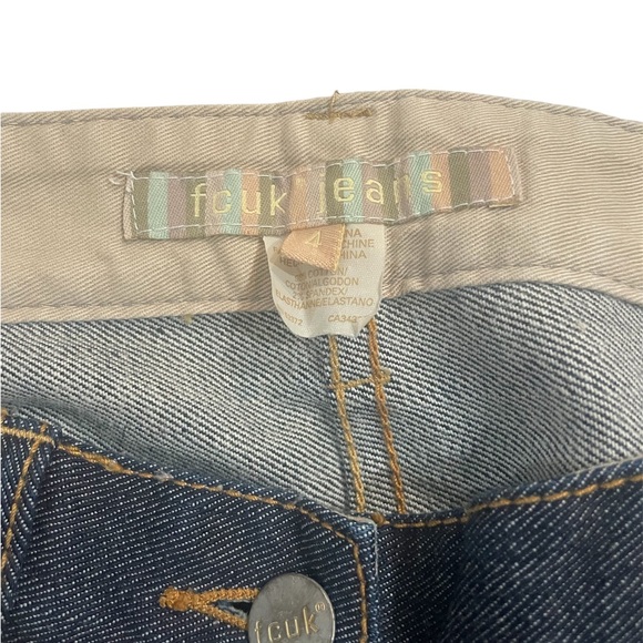 FCUK denim flare jeans NWOT size 4 - Picture 7 of 7